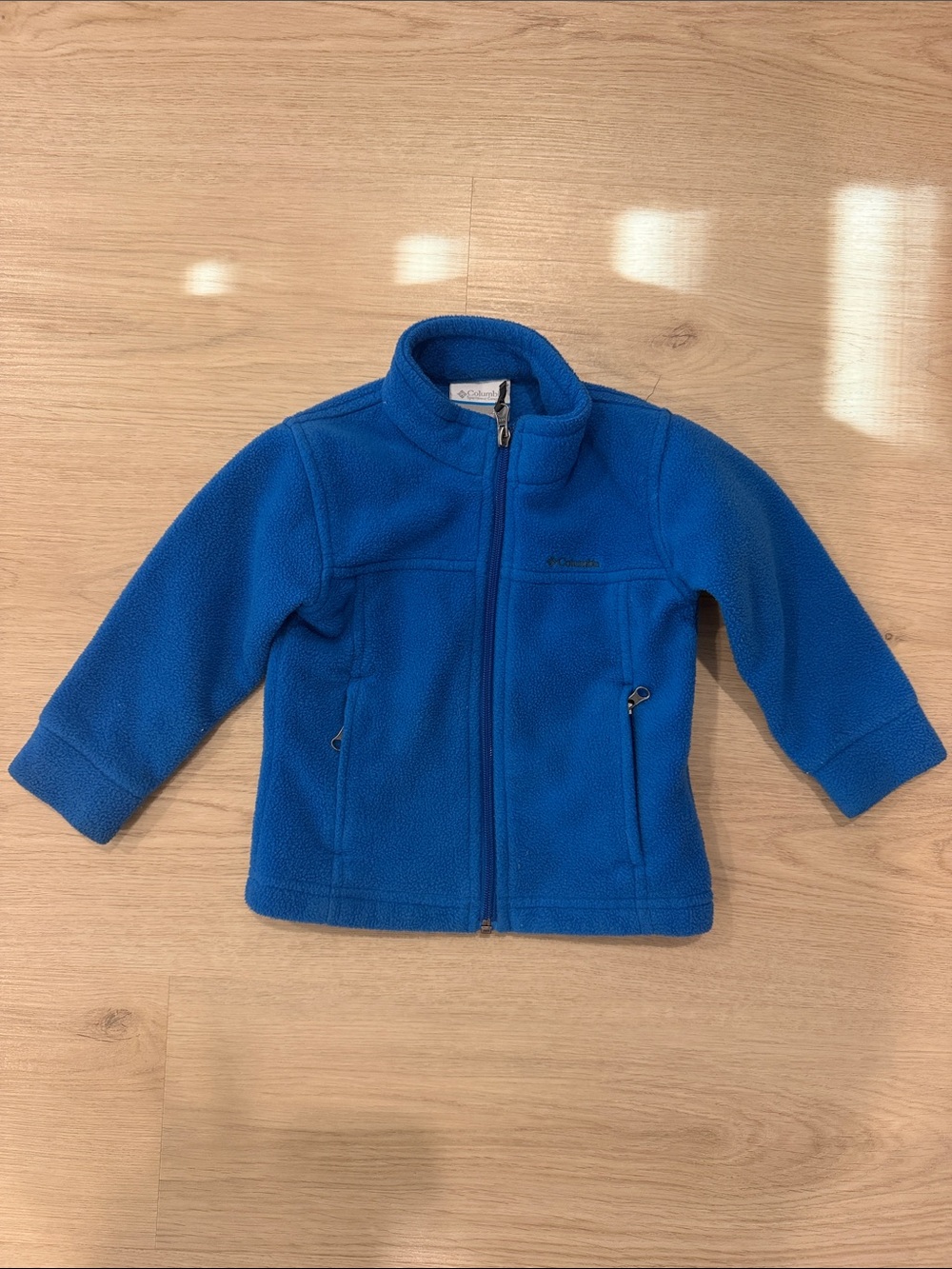 Columbia 2T Royal Blue Kids' Full-Zip Fleece Jacket